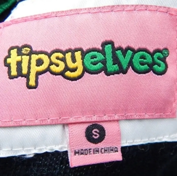 Tipsy Elves Electrocuted Cat Ugly Christmas Sweater - Picture 2 of 3